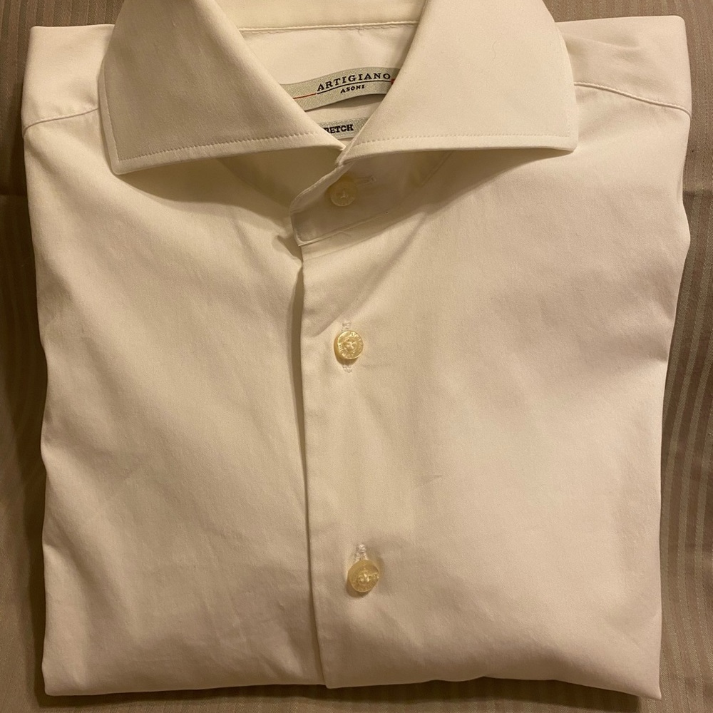 Artigiano Asoni stretch button down shirt.